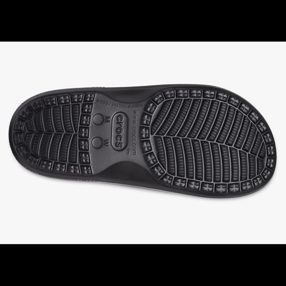 CROCS Baja Slide On Iconic Sandals. Unisex W10 M8. Black. New Condition - Picture 4 of 13